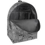 Knitted Raccoon Pattern Print Backpack