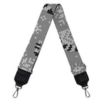 Knitted Raccoon Pattern Print Bag Strap