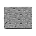 Knitted Raccoon Pattern Print Bifold Wallet