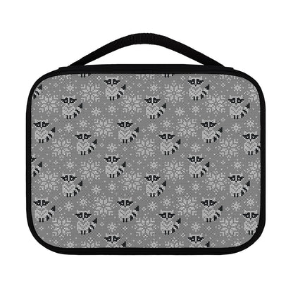 Knitted Raccoon Pattern Print Classic Bible Case