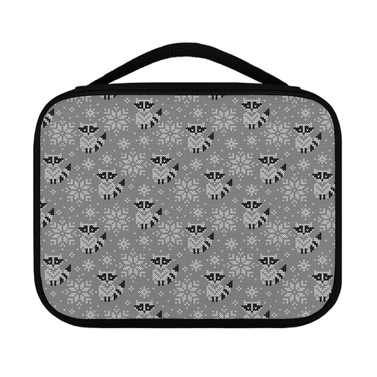 Knitted Raccoon Pattern Print Classic Bible Case
