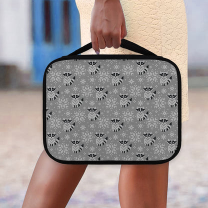 Knitted Raccoon Pattern Print Classic Bible Case