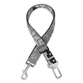 Knitted Raccoon Pattern Print Dog Seat Belt