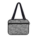 Knitted Raccoon Pattern Print Double Strap Bible Bag