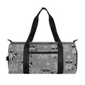 Knitted Raccoon Pattern Print Gym Bag