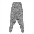 Knitted Raccoon Pattern Print Hammer Pants