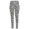 Knitted Raccoon Pattern Print High-Waisted Pocket Leggings