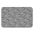 Knitted Raccoon Pattern Print Indoor Door Mat