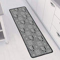 Knitted Raccoon Pattern Print Long Kitchen Mat