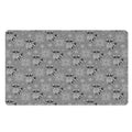 Knitted Raccoon Pattern Print Polyester Doormat
