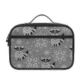 Knitted Raccoon Pattern Print Portable Lunch Bag