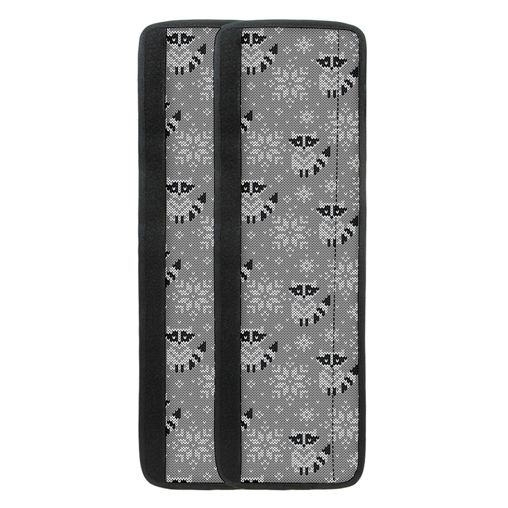 Knitted Raccoon Pattern Print Refrigerator Handle Covers