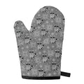 Knitted Raccoon Pattern Print Single Oven Mitt