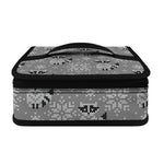Knitted Raccoon Pattern Print Small Lunch Bag