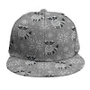 Knitted Raccoon Pattern Print Snapback Cap