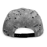 Knitted Raccoon Pattern Print Snapback Cap