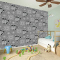 Knitted Raccoon Pattern Print Wall Sticker