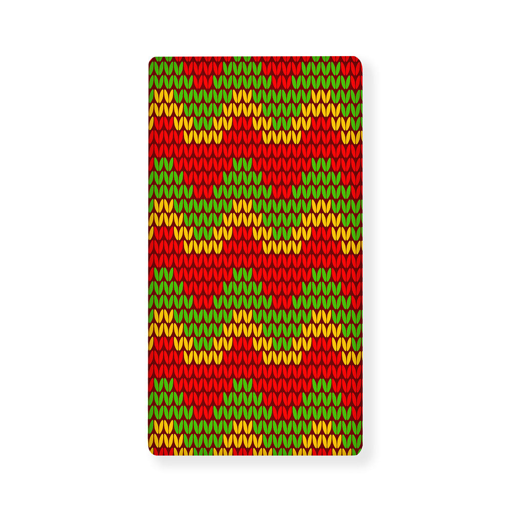 Knitted Reggae Pattern Print Baby Crib Sheet