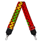Knitted Reggae Pattern Print Bag Strap
