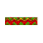 Knitted Reggae Pattern Print Bed Runner