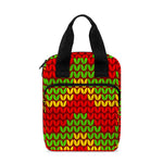 Knitted Reggae Pattern Print Bible Tote Bag