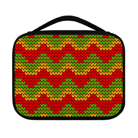 Knitted Reggae Pattern Print Classic Bible Case