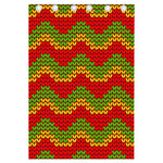 Knitted Reggae Pattern Print Curtain