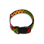 Knitted Reggae Pattern Print Dog Collar
