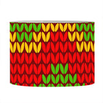 Knitted Reggae Pattern Print Drum Lamp Shade