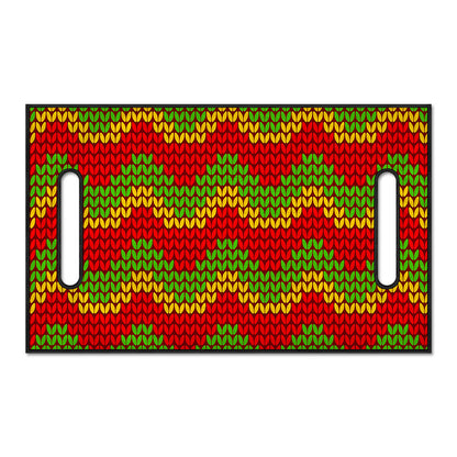Knitted Reggae Pattern Print Golf Cart Seat Cover