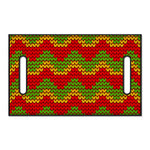 Knitted Reggae Pattern Print Golf Cart Seat Cover