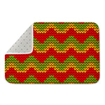 Knitted Reggae Pattern Print Indoor Door Mat