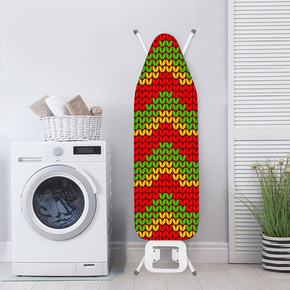 Knitted Reggae Pattern Print Ironing Board Cover