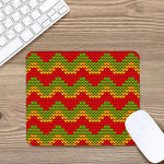 Knitted Reggae Pattern Print Mouse Pad