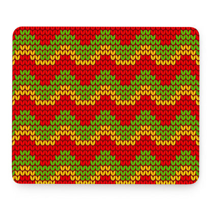 Knitted Reggae Pattern Print Mouse Pad