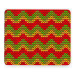 Knitted Reggae Pattern Print Mouse Pad