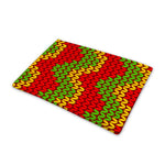 Knitted Reggae Pattern Print Pet Cooling Mat Cover