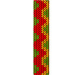 Knitted Reggae Pattern Print Table Runner