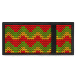 Knitted Reggae Pattern Print Trifold Wallet