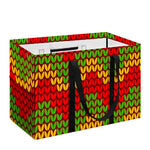 Knitted Reggae Pattern Print Utility Tote Bag