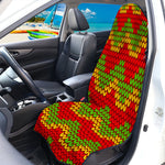 Knitted Reggae Pattern Print Waterproof Car Seat Cover