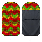 Knitted Reggae Pattern Print Waterproof Car Seat Cover