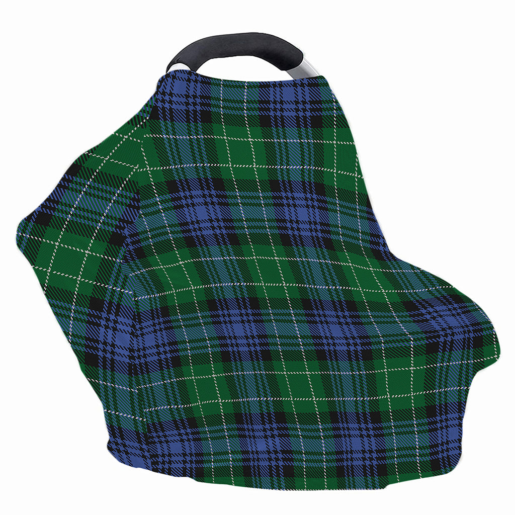 Knitted Scottish Plaid Print Baby Seat Cover