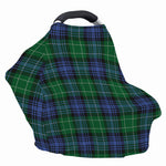 Knitted Scottish Plaid Print Baby Seat Cover