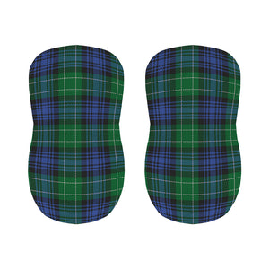 Knitted Scottish Plaid Print Bar Stool Covers