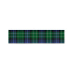 Knitted Scottish Plaid Print Bed Runner