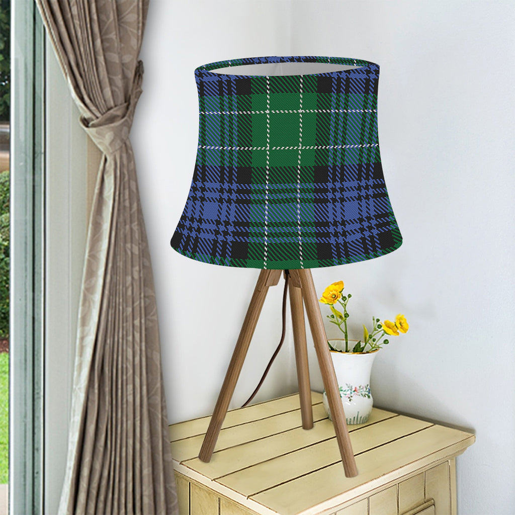 Knitted Scottish Plaid Print Bell Lamp Shade