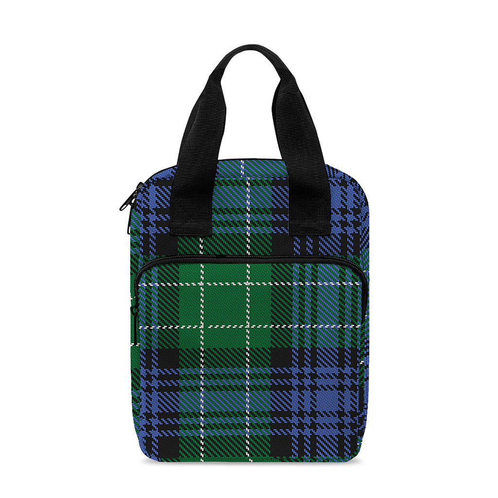 Knitted Scottish Plaid Print Bible Tote Bag