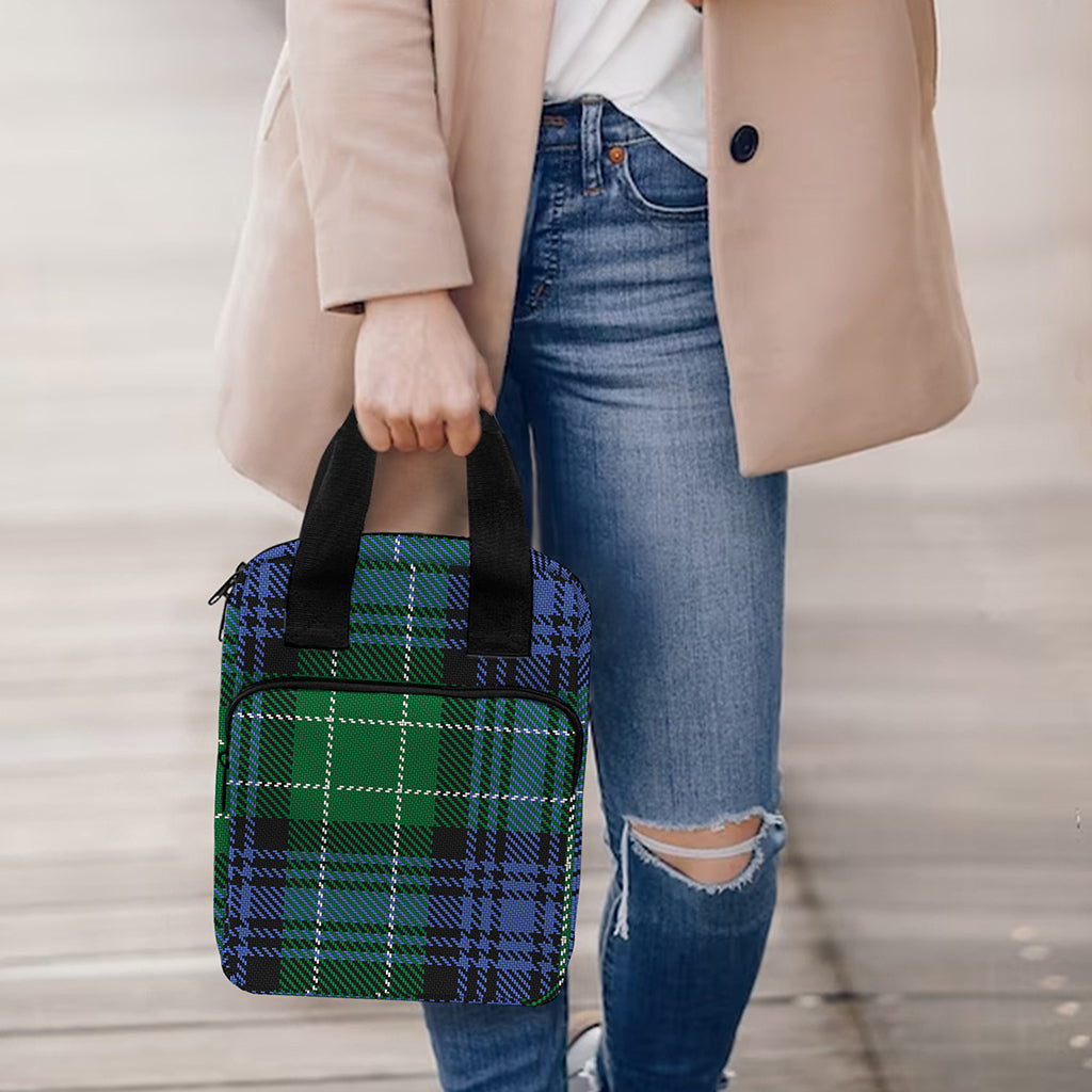 Knitted Scottish Plaid Print Bible Tote Bag