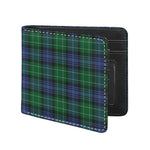 Knitted Scottish Plaid Print Bifold Wallet
